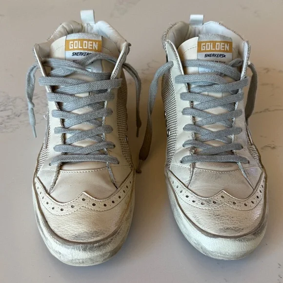 Golden Goose Mid Star Sneakers Womens Size 10/40 - Picture 4 of 17